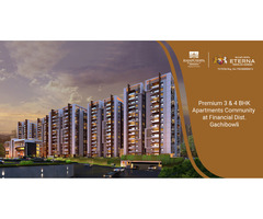 Rajapushpa Eterna - Apartments in Gachibowli | 3 & 4 BHK Apartments for sale in Gachibowli