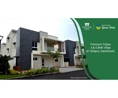 Rajapushpa Green Dale - 4 & 5 BHK Villas for Sale in Gachibowli | Villas in Gachibowli