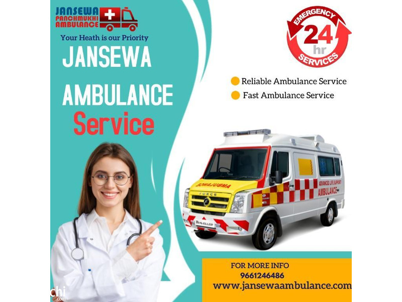 LowCost patient transfer Ambulance Service, Kolkata by Jansewa - 1