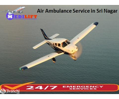 Medilift - Air Ambulance Service in Sri Nagar - Quick and Fast