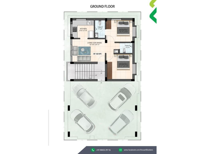 Ideally located 2 BR – Homes at Perumbakkam, near Global Hospital - 3