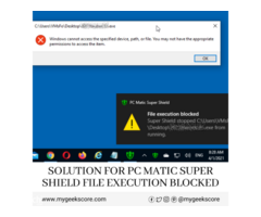 PC Matic Super Shield File Execution