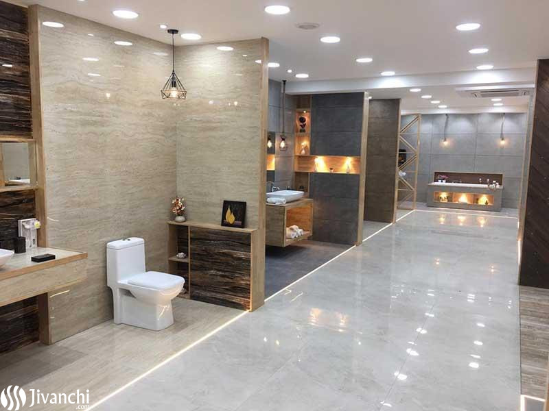 Latest designer premium tiles in Channapor Srinagar Showroom - 1