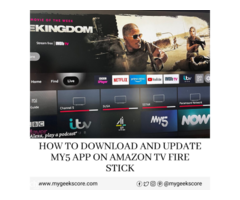 Update My5 on Amazon TV Fire Stick
