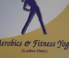 Aerobics and fitness yoga