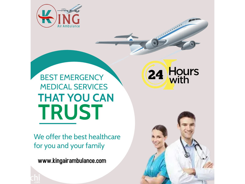Book King Air Ambulance from Delhi with Remarkable Clinical Care Aid - 1