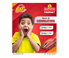 Fibernet Connection in Coimbatore | SATHYA Fibernet in Coimbatore