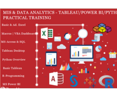 MIS Course in Delhi, Janakpuri, SLA Excel Institute, Tableau, Power BI Training Certification,