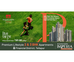 Rajapushpa Imperia - 2 & 3 BHK Apartments for Sale in Tellapur
