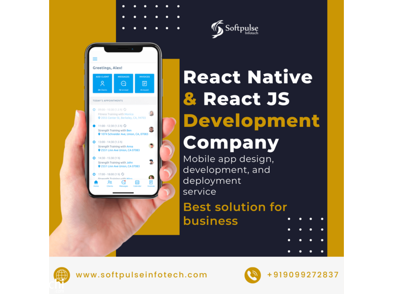 React Native App Development Services - Mobile App Agency - 1