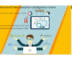 Data Science Certification in Delhi, SLA Data Analyst Learning,  100% Job, Free Python, Power BI, Ta