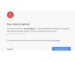 How to fix the clock if it’s running ahead error