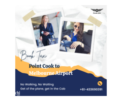 Book Taxi Point Cook to Melbourne Airport
