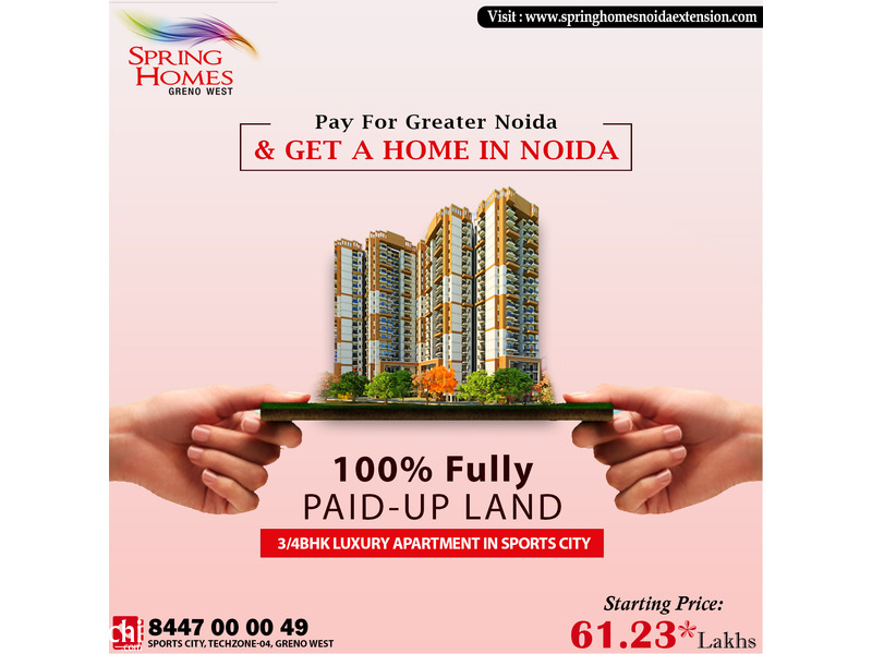 Spring Homes the Best Apartment At Noida Extension - 1