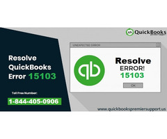 How to fix QuickBooks error code 15103?