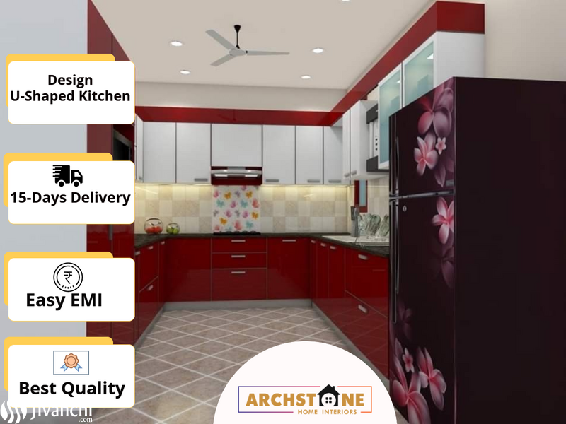 Interior Designer in Noida Cost, Modular Kitchen In Noida Extension - 1