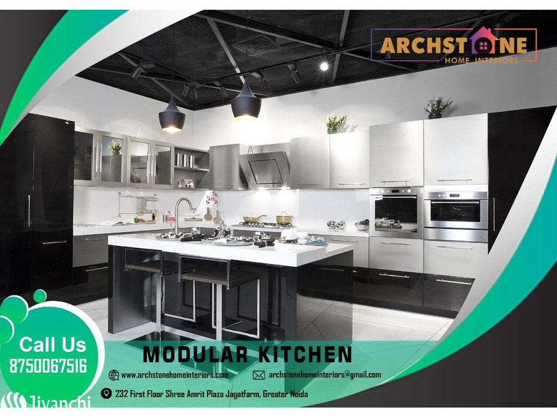 Interior Designer in Noida Cost, Modular Kitchen In Noida Extension - 2