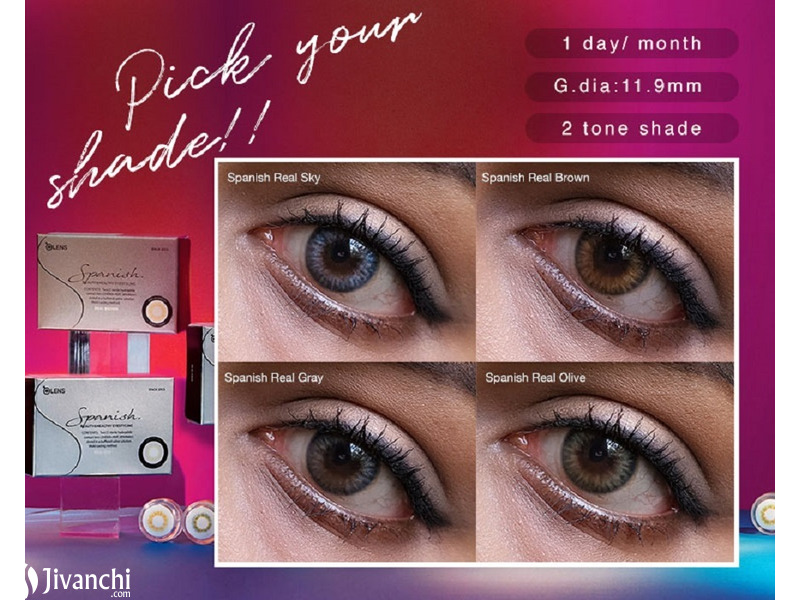 Spanish Real Premium Monthly Colored Contact Lenses - 1