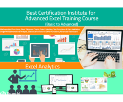 Microsoft Excel Training in Delhi, Connaught Place, 100% Job by SLA Excel Institute, Power BI, Pytho