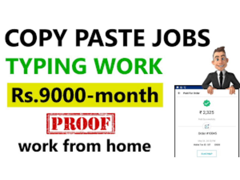 We are Hiring - Earn Rs.15000/- Per month - Simple Copy Paste Jobs - 2