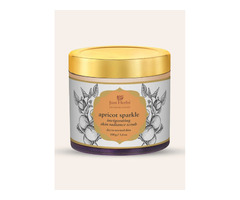 Letyshops offers Just Herb Apricot Sparkle Invigorating Skin Radiance Scrub 100gms