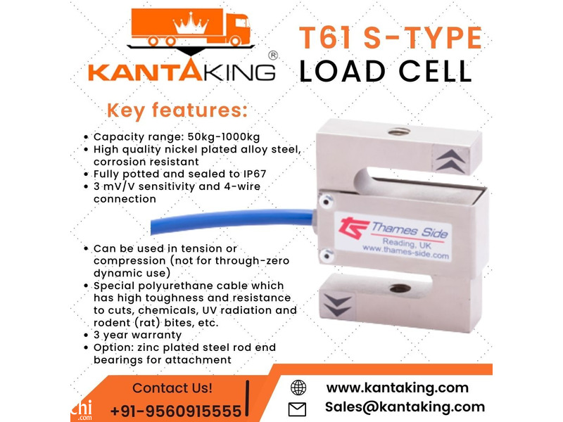 S Type Load Cell || Model T61 Load Cell – Kanta king - 1
