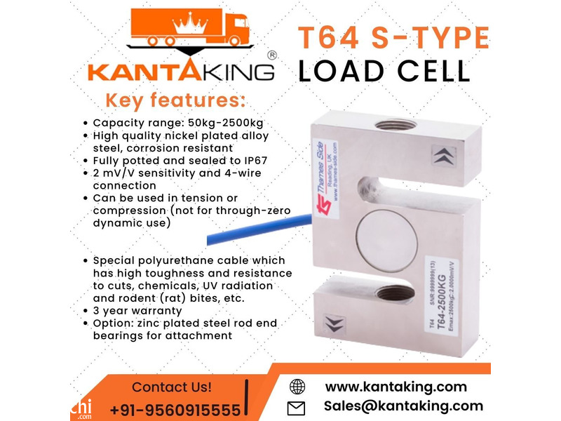 S Type Load Cell | Model T64 Load Cell | Buy Load Cell – Kanta King - 1