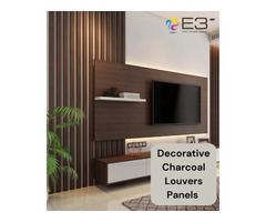 Decorative Charcoal Louvers Panels - E3