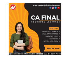 CA Final Course | Exam Preparation & Online Classes | November 2022 Examination | Navkar Digital - Image 2