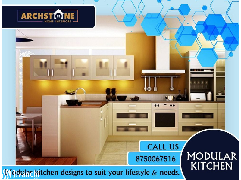 Luxurious Modular Kitchen in Noida, Interior Designers - 1