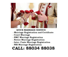All Marriage Registration Services Call 88034 88038 - Image 2