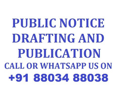 Public Notices Services Call 88034 88038 - Image 1