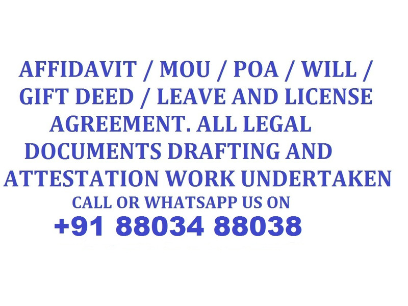 Affidavit Agreement and all Drafting Services Call 88034 88038 - 1