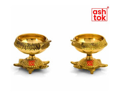 Buy Brass Diyas Online, Brass Diya for Pooja - Image 2