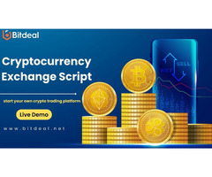 Exclusive cryptocurrency exchange script Solution | Bitdeal