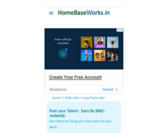 We are Hiring - Earn Rs.15000/- Per month - Simple Copy Paste Jobs