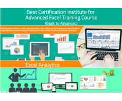 Basic & Advanced Excel Course, Delhi, Online Data Analytics Course with 100% Job, Free Python Ce