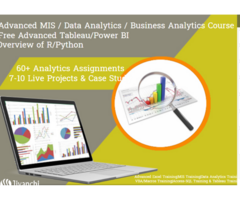 Advanced MIS Course, Delhi, Best Data Analytics Course with 100% Job, Free Python Certification, Off