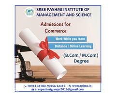 Admissions for Commerce (B.Com/ M.Com) Degree