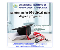 Admission for Medical field degree programs