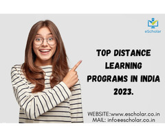 Top Distance Learning Programs in India 2023