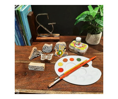 Animal Kingdom DIY Wooden Printing Blocks Activity Kit