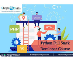 Master your skills in Python Full Stack Course in Noida by ShapeMySkills