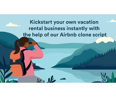 Kickstart your own vacation rental business instantly with the help of our Airbnb clone script.