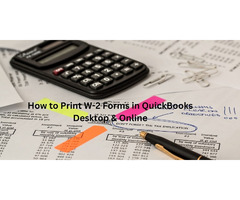 Print W-2 Forms in QuickBooks Desktop & Online