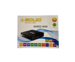 SOLID AHDS2-1020 Android 7.1+DVB-S2 1GB/8GB Android TV Box (Satellite +OTT - Hybrid)