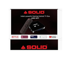 Solid AHD-1017 4GB/64GB Android 10 Smart Powerful Gaming Box (Black)