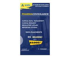 Pharmacavigilance training and placement assistance in guntur