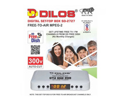 Dilos MPEG-2 SD-2727 DVB-S Digital FTA Set-Top Box