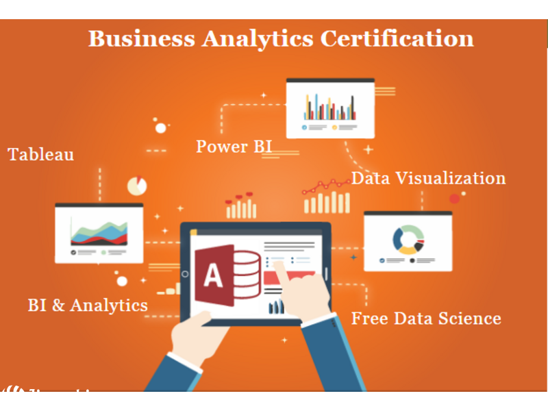 Business Analyst Institute, Delhi,  SLA Course, Power BI, Python, Tableau, Training Certification, O - 1